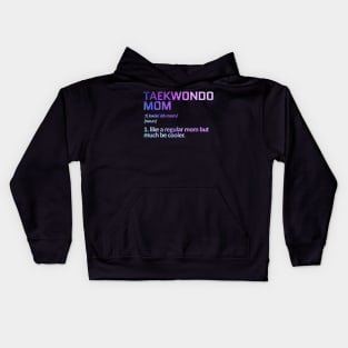 taekwondo mom Kids Hoodie